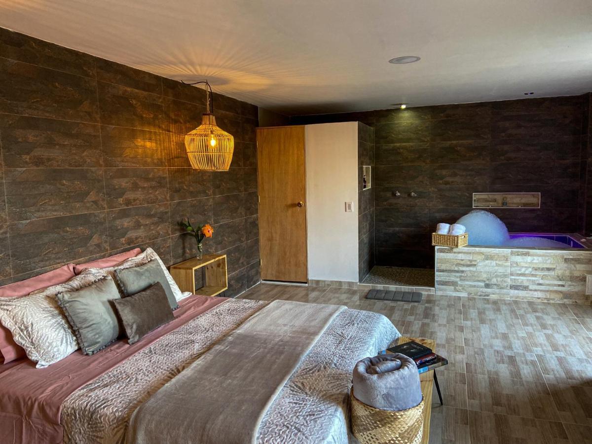 Cabanas Con Jacuzzi Y Chimenea - Casa Floral, Marinilla Extérieur photo